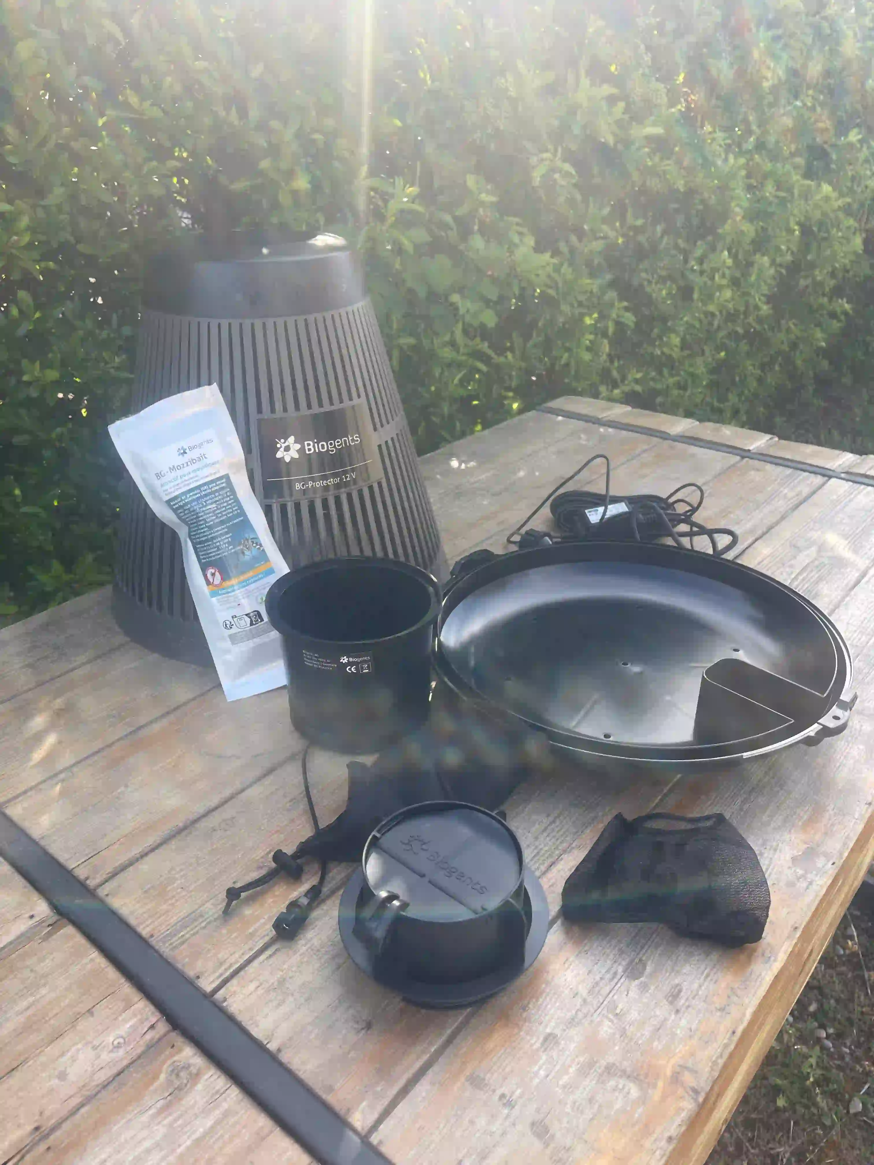 Préparation piège moustiques Biogents