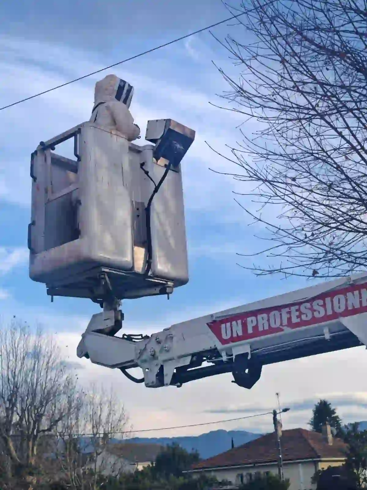 Intervention frelons en nacelle